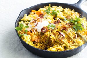 Indian Inspired Saffron Rice