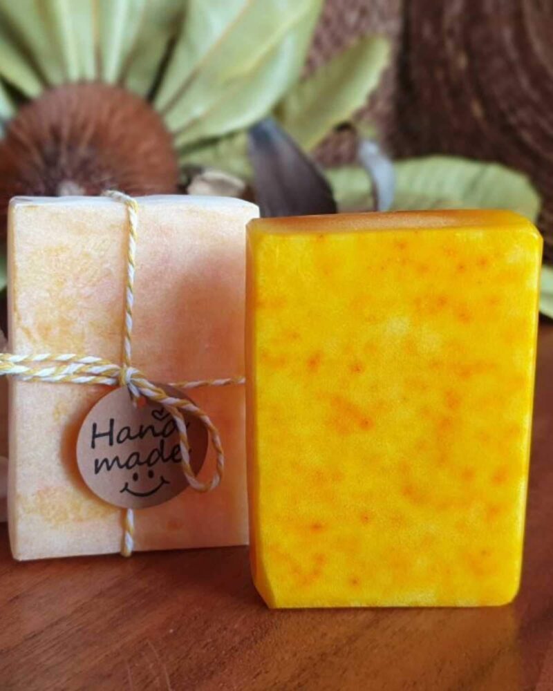 Saffron Shea Butter Soap Rectangular