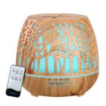 Enchanted Forest Wood Grain Devanti Aroma Diffuser - 400ml Water Capacity