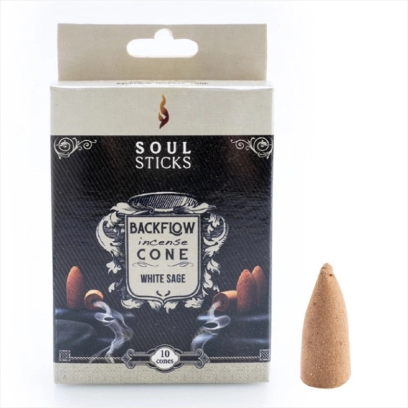 Soul Sticks White Sage Incense Cone - Set of 10