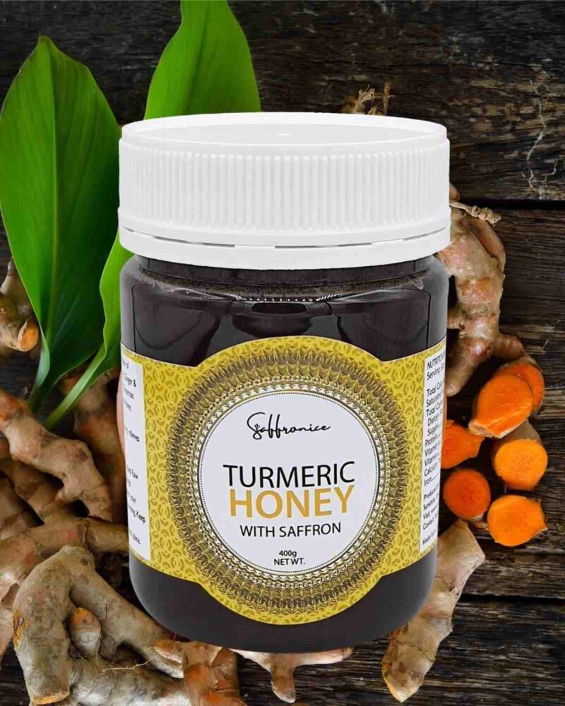 Turmeric Honey with Saffron 400g