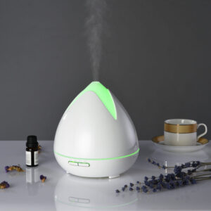 White Purespa Diffuser - 400ml With 3 Pack Essential Oils