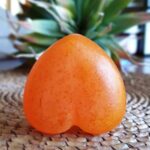 Saffron Shea Butter Soap Heart