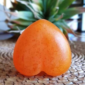 Saffron Shea Butter Soap Heart