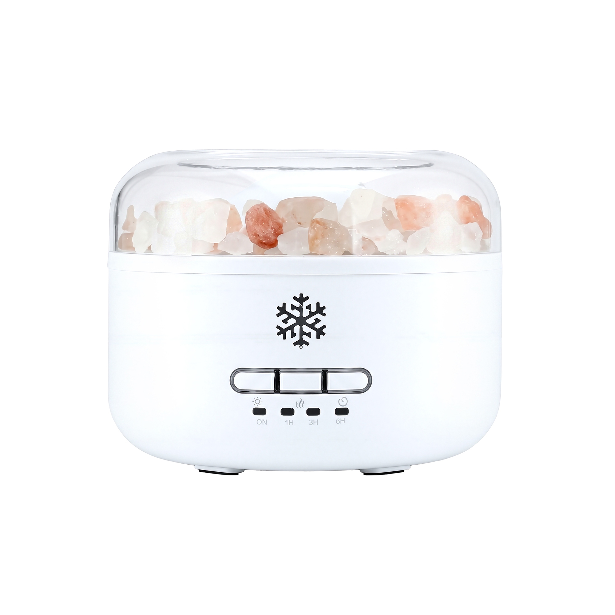 Devanti Salt Lamp Aroma Diffuser Ultrasonic Humidifier Purifier 7 LED Light Colours - 150ml Water Capacity - Image 6