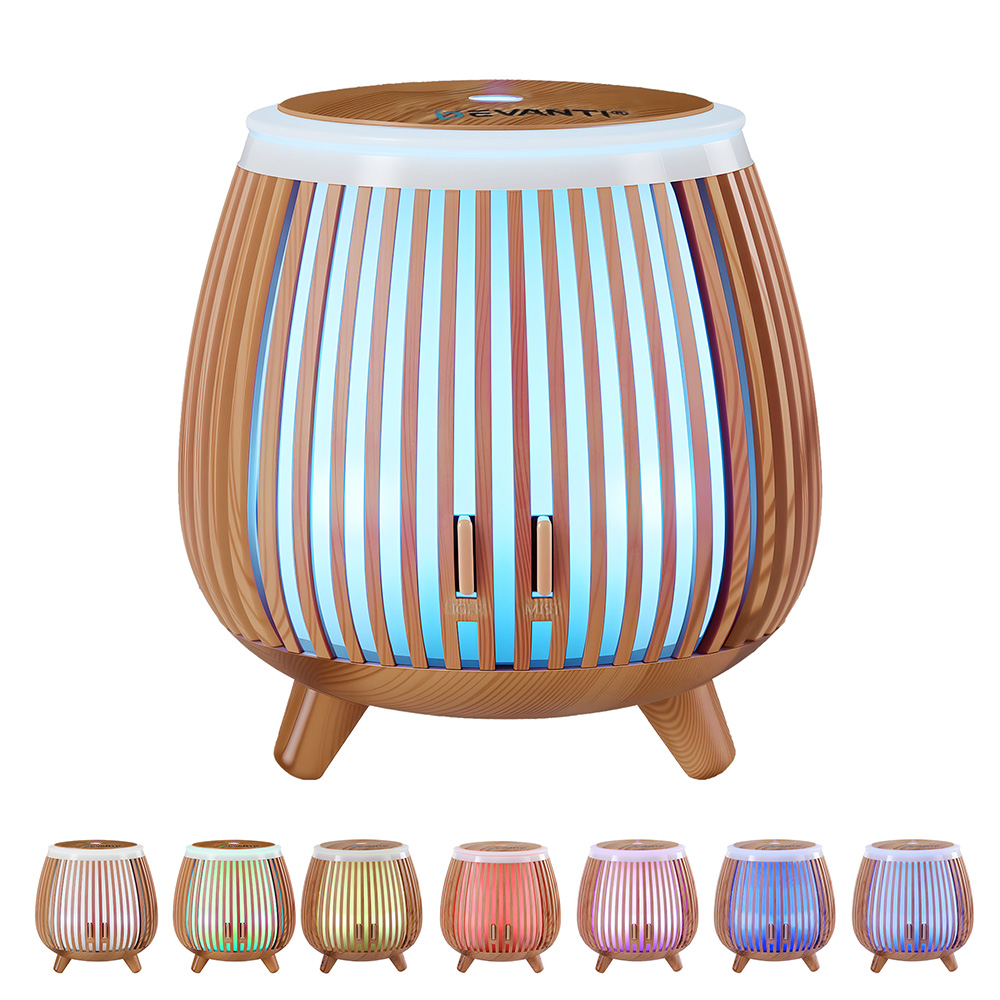 Devanti Ultrasonic Aroma Diffuser Aromatherapy 140ml Capacity 7-Colour LED Lights - Image 5