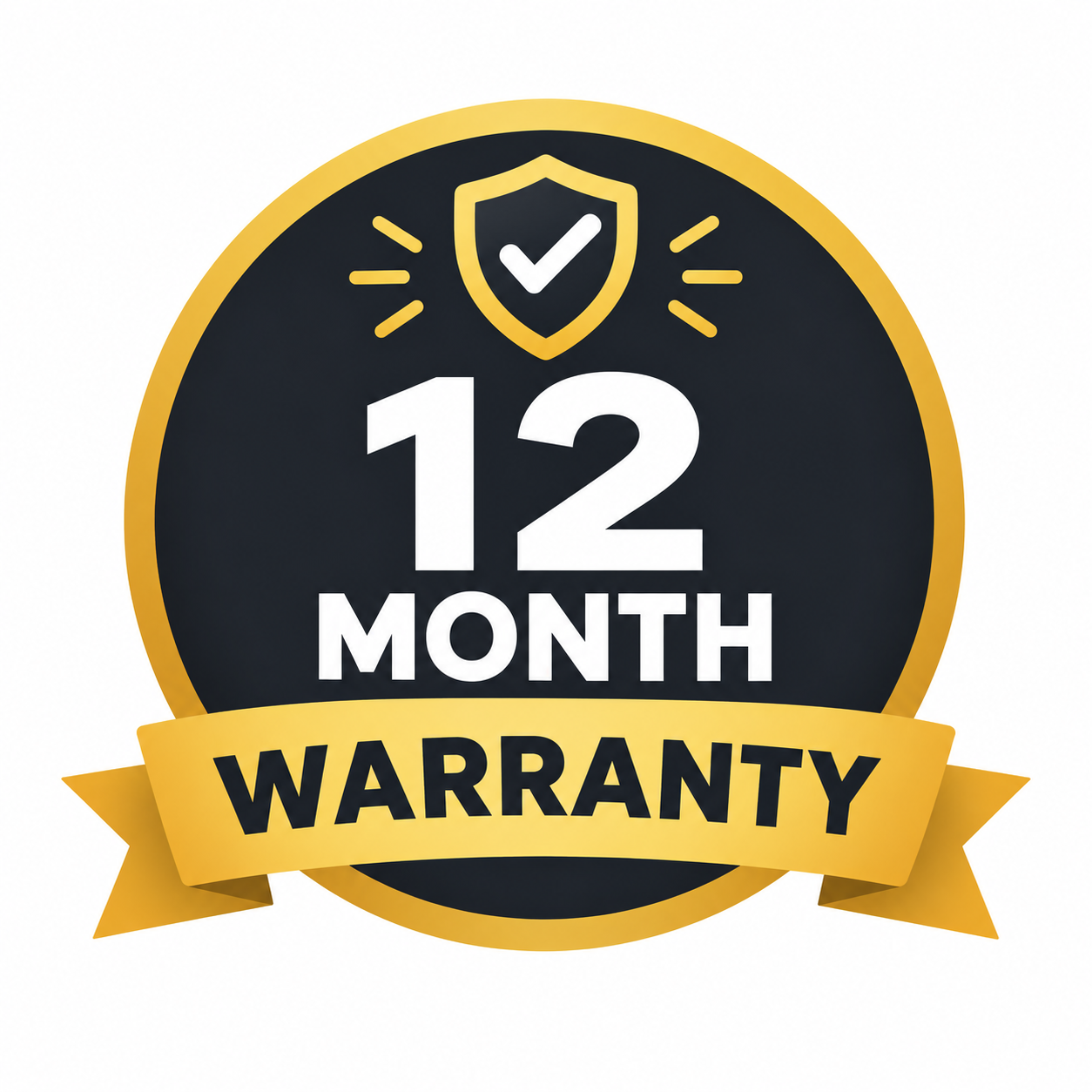 12 Month Warranty