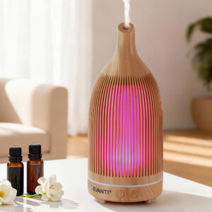 Devanti Ultrasonic Aroma Diffuser Aromatherapy 200ml LED Lights Slim Design