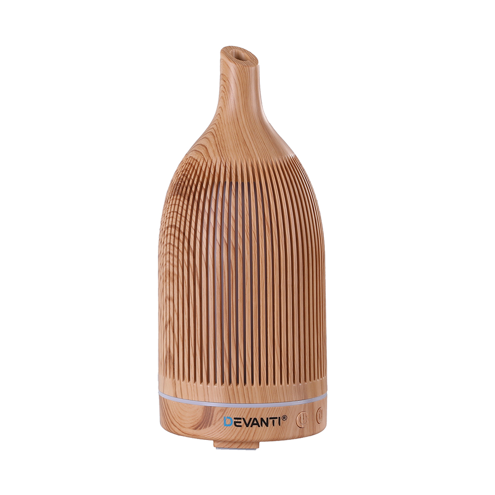 Devanti Ultrasonic Aroma Diffuser Aromatherapy 200ml LED Lights Slim Design - Image 6