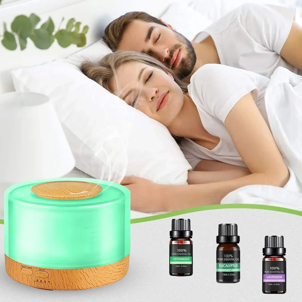 Essential Oil Set 6 Bottles Plant Aromatherapy Oils Natural Scent for Diffuser - Image 12