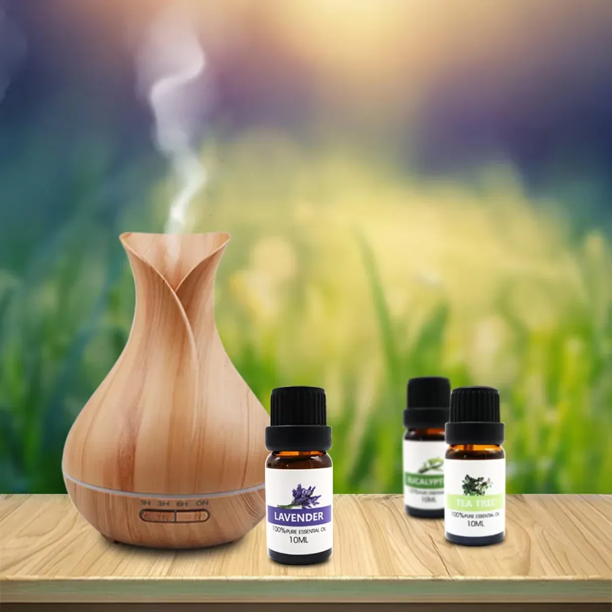 Essential Oil Set 8 Bottles Plant Aromatherapy Oils Natural Fragrance Diffuser - Image 6