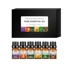 Essential Oil Set 6 Bottles Natural Aromatherapy Oils for Relax and Massage